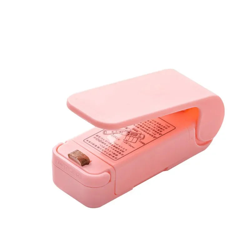 Mini Heat Bag Sealing Machine Package Sealer Bags Thermal Plastic Food Bag Closure Portable Sealer Packing Kitchen Special Tools