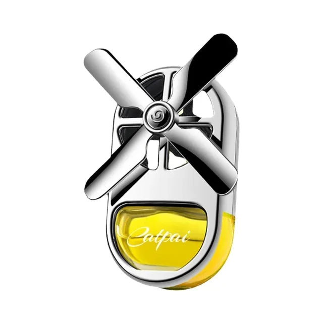 New Car Aromatherapy Air Freshener Rotating Propeller Vent Fragrance Aromatherapy Creative Mini Perfume Decoration Accessories