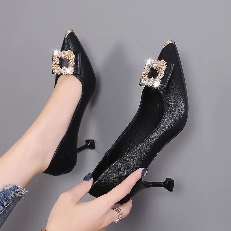 women cute high quality spring & summer stiletto heel shoes lady classic beige comfort sexy party night club heel pumps b19