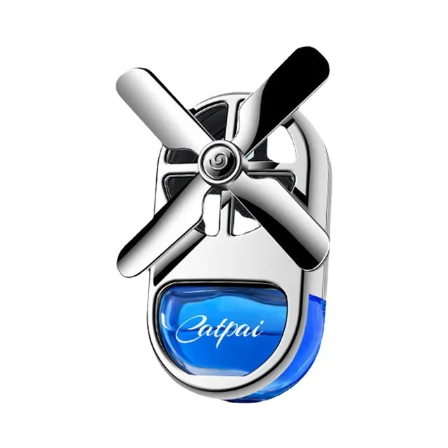 New Car Aromatherapy Air Freshener Rotating Propeller Vent Fragrance Aromatherapy Creative Mini Perfume Decoration Accessories