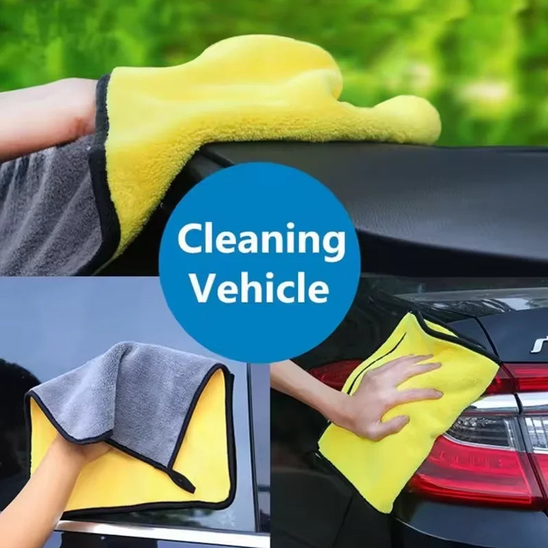 Cars Wash Microfiber Towel 30x30/60CM Car Cleaning Drying Cloth Hemming Cars Care Cloth Detailing Car Wash Towel
