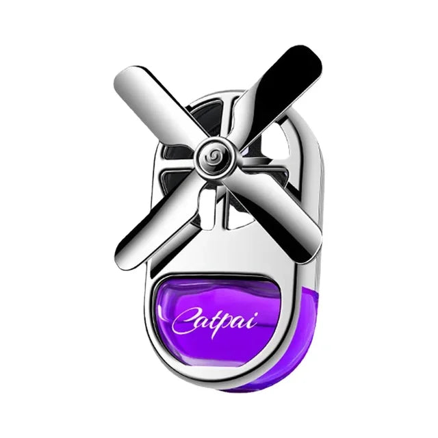 New Car Aromatherapy Air Freshener Rotating Propeller Vent Fragrance Aromatherapy Creative Mini Perfume Decoration Accessories