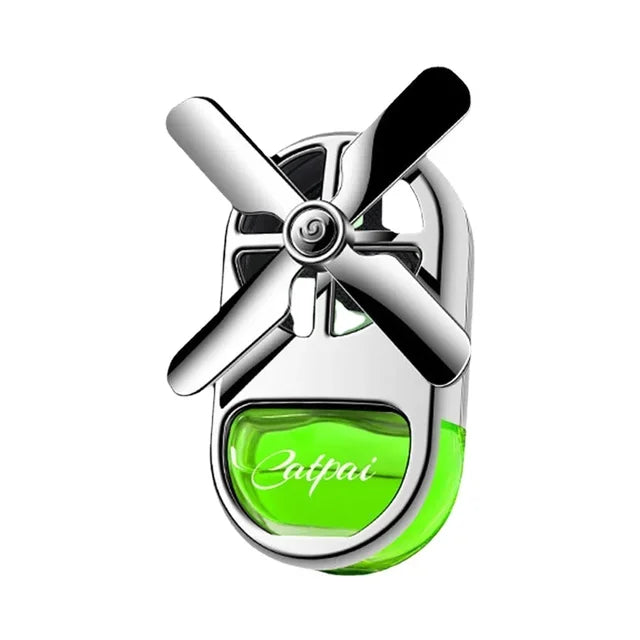 New Car Aromatherapy Air Freshener Rotating Propeller Vent Fragrance Aromatherapy Creative Mini Perfume Decoration Accessories