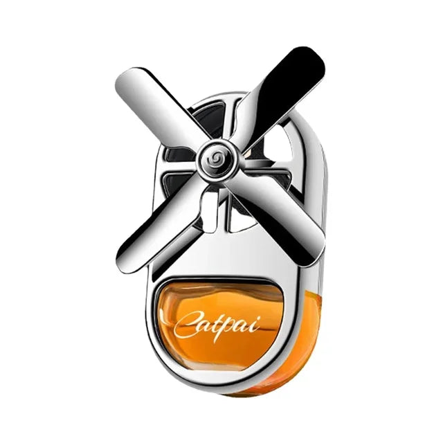 New Car Aromatherapy Air Freshener Rotating Propeller Vent Fragrance Aromatherapy Creative Mini Perfume Decoration Accessories