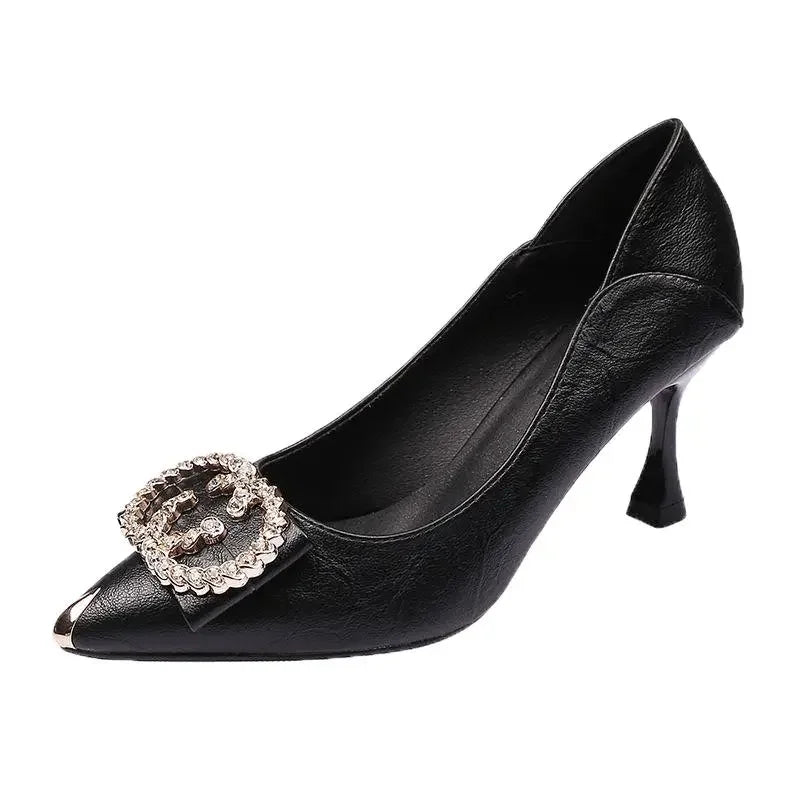 women cute high quality spring & summer stiletto heel shoes lady classic beige comfort sexy party night club heel pumps b19