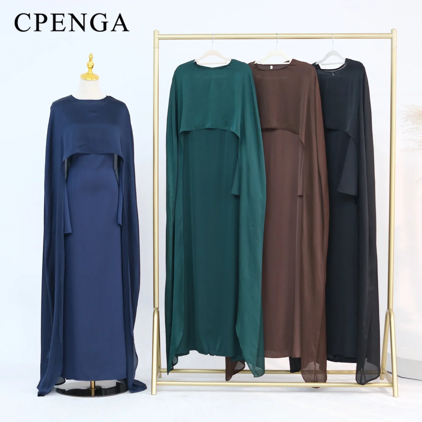 Ramadan 2 Piece Muslim Women Set Dubai Modest Abaya Islam Abayas Femme Elegant Arabic Clothing Fashion Turkey Solid Outfit 2025