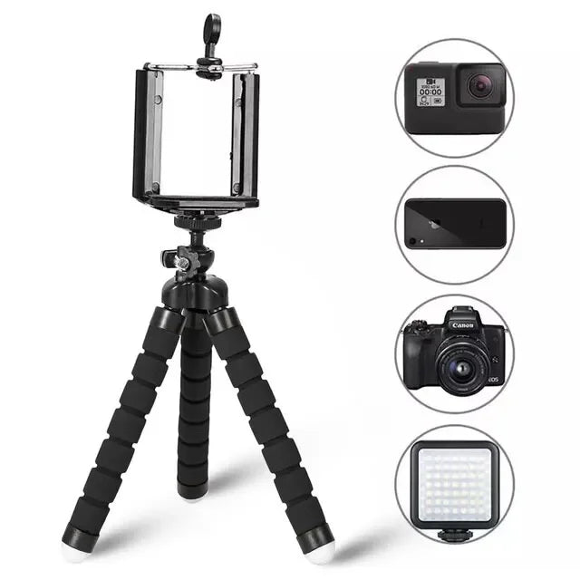 Tripods for Gopro Hero 12 11 10 9 8 7 Black MAX Flexible Mini Octopus Tripod Accessories for Go Pro 6 5 4 3 YI Eken SJCAM AKASO