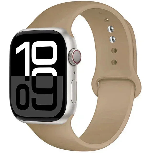 Silicone Band For Apple iWatch series S10 46mm 42mm straps 44mm 45mm 40mm 41mm sport bracelet 8 7 6 5 4 3 SE 9 Ultra 2 49mm band