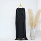 Ramadan 2 Piece Muslim Women Set Dubai Modest Abaya Islam Abayas Femme Elegant Arabic Clothing Fashion Turkey Solid Outfit 2025