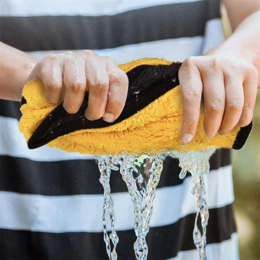 1/2/6PCS Car cleaning towels, car washing and drying cloths, microfiber towels, care face cloths, car beauty accessories