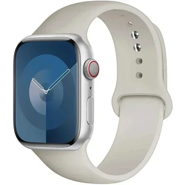 Silicone Band For Apple iWatch series S10 46mm 42mm straps 44mm 45mm 40mm 41mm sport bracelet 8 7 6 5 4 3 SE 9 Ultra 2 49mm band