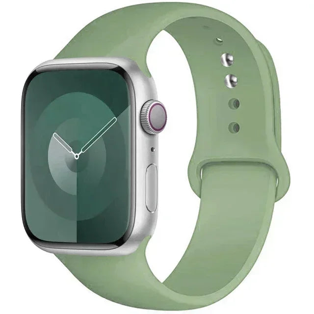 Silicone Band For Apple iWatch series S10 46mm 42mm straps 44mm 45mm 40mm 41mm sport bracelet 8 7 6 5 4 3 SE 9 Ultra 2 49mm band