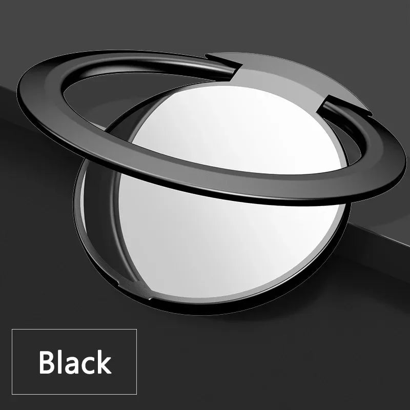 Universal Thin Luxury Metal Mobile Phone Holder Foldable Car Bracket  Cellphone Accessories Finger Ring Stand for iPhone Xiaomi
