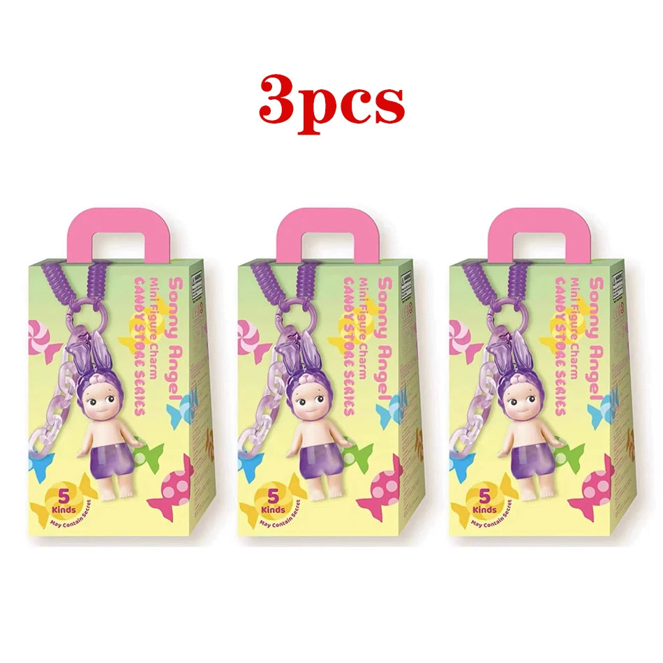 Candy House Angel Keychain Blind Box Doll Bag Pendant Handmade Creative Cartoon Toy Birthday Valentine'S Day Gift Mystery Boxes