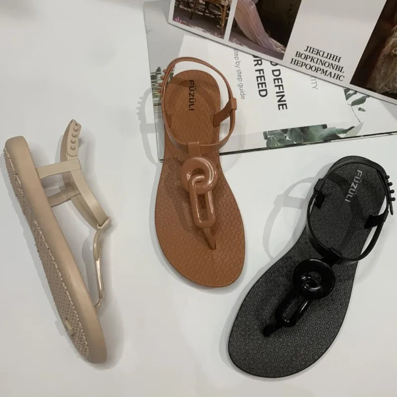 Women Sandals Shoes Summer Open Toe Sandals Ladies Outdoor Ladies Shoes Retro Women's Sandals Beach Footwear Women Sandal Female