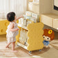 Adjustable Kids Bookshelf - 200LBS Capacity Floor-Standing Organizer for Toys/Books, Eco ABS Plastic Children's Bookshelf