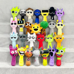 Plush Toys Sprunki Incredibox Plush Doll Sprunki Game Cartoon Pillow Kids Birthday Gifts Stuffed Dolls Christmas Gift