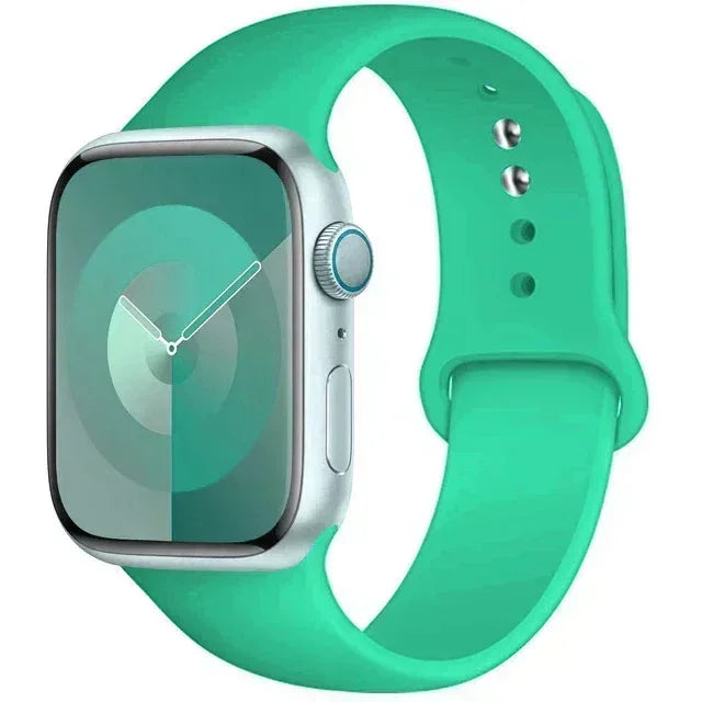Silicone Band For Apple iWatch series S10 46mm 42mm straps 44mm 45mm 40mm 41mm sport bracelet 8 7 6 5 4 3 SE 9 Ultra 2 49mm band