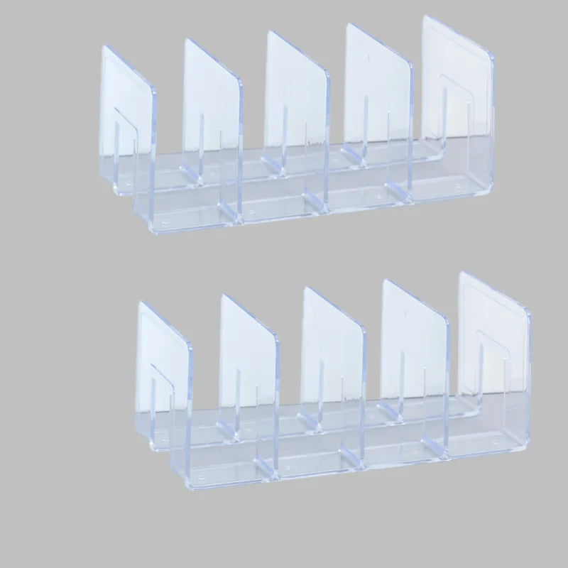 Acrylic handbag storage rack handbag divider organizer luxury bags storage rack for women transparent partition display cabinet