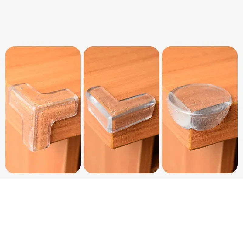 4/10/20pcs Baby Safety Corner Silicone Protector Table Soft Transparent Children Anti Collision Corner Edge Protection Guards