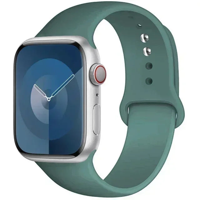 Silicone Band For Apple iWatch series S10 46mm 42mm straps 44mm 45mm 40mm 41mm sport bracelet 8 7 6 5 4 3 SE 9 Ultra 2 49mm band