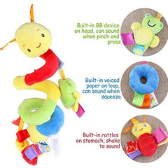 9 styles to choose from Baby Stroller Hanging Bell Plush Baby Colourful Label Bed Bell Toy Cartoon Multifunction