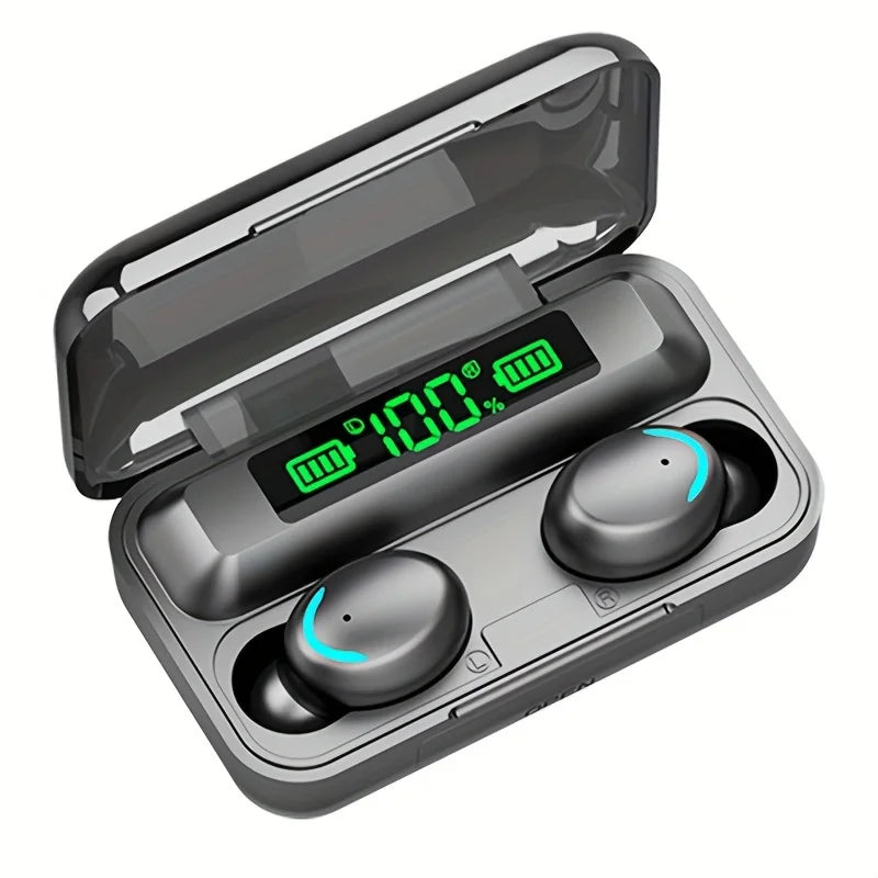 F9 TWS Wireless Earbud Bluetooth Earphone HIFI MUSIC Stereo Headphone With Mic Touch Control Headset For iPhone Xiaomo Samsung
