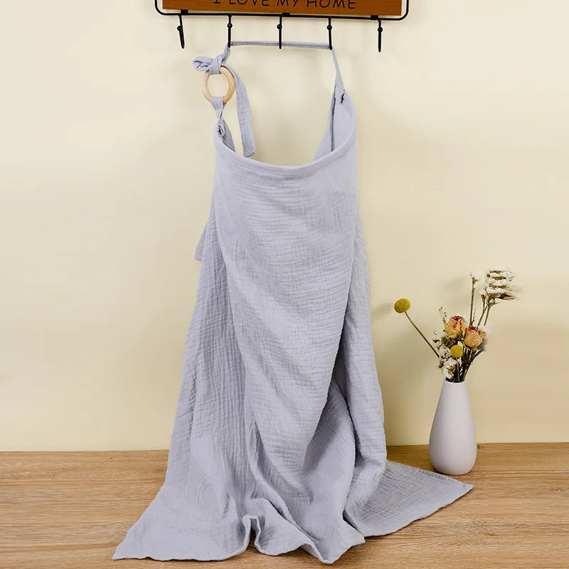 Mother Outing Breastfeeding Cover Cotton Baby Feeding Nursing Covers Adjustable Privacy Breastfeeding Apron Stroller Blanket