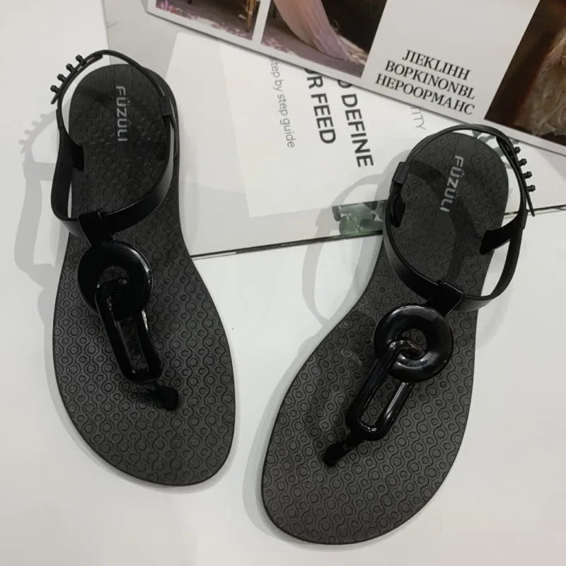 Women Sandals Shoes Summer Open Toe Sandals Ladies Outdoor Ladies Shoes Retro Women's Sandals Beach Footwear Women Sandal Female
