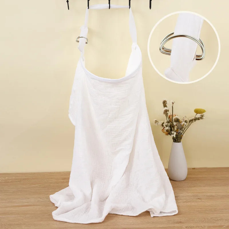 Mother Outing Breastfeeding Cover Cotton Baby Feeding Nursing Covers Adjustable Privacy Breastfeeding Apron Stroller Blanket
