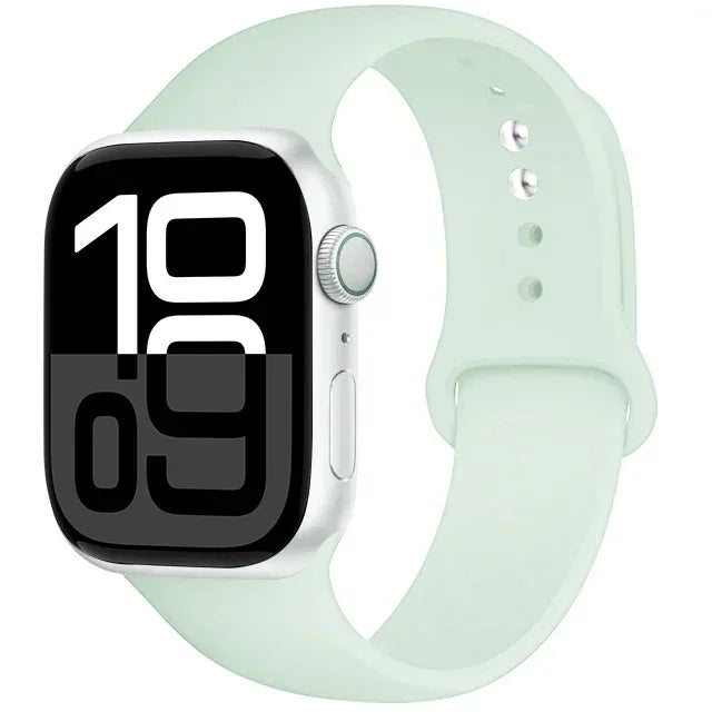 Silicone Band For Apple iWatch series S10 46mm 42mm straps 44mm 45mm 40mm 41mm sport bracelet 8 7 6 5 4 3 SE 9 Ultra 2 49mm band