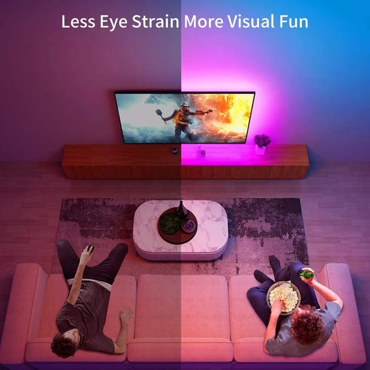 SMD5050USB LED Strip Light TV Desktop Screen Backlight Color Change Bedroom Decoration 1/2/3/5M  Bluetooth LED Lamp DIY Lighting