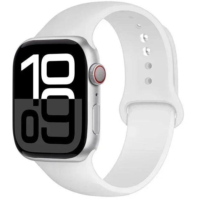 Silicone Band For Apple iWatch series S10 46mm 42mm straps 44mm 45mm 40mm 41mm sport bracelet 8 7 6 5 4 3 SE 9 Ultra 2 49mm band