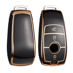 HOT TPU Car Key Case Cover Shell Fob For Mercedes Benz A C E S Class W204 W205 W212 W213 W176 GLC CLA AMG W177 Auto Accessories