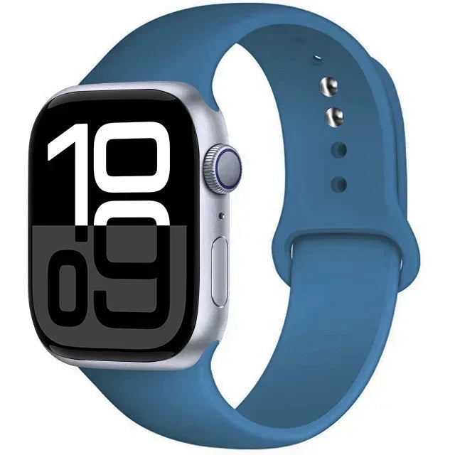 Silicone Band For Apple iWatch series S10 46mm 42mm straps 44mm 45mm 40mm 41mm sport bracelet 8 7 6 5 4 3 SE 9 Ultra 2 49mm band