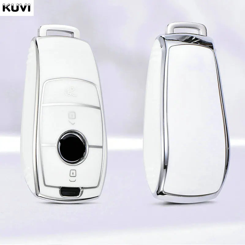 HOT TPU Car Key Case Cover Shell Fob For Mercedes Benz A C E S Class W204 W205 W212 W213 W176 GLC CLA AMG W177 Auto Accessories