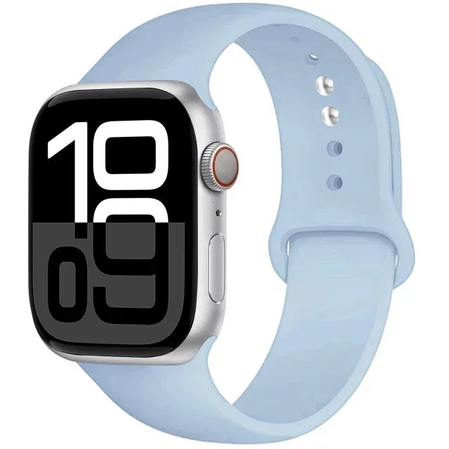 Silicone Band For Apple iWatch series S10 46mm 42mm straps 44mm 45mm 40mm 41mm sport bracelet 8 7 6 5 4 3 SE 9 Ultra 2 49mm band