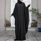 ZANZEA Women Chiffon Abaya Eid Mubarek Muslim Dresses Robe Long Sleeve Hijab Vestidos Fashion Abayas For Women Isamic Clothing