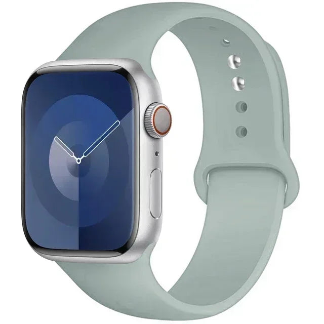 Silicone Band For Apple iWatch series S10 46mm 42mm straps 44mm 45mm 40mm 41mm sport bracelet 8 7 6 5 4 3 SE 9 Ultra 2 49mm band
