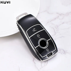 HOT TPU Car Key Case Cover Shell Fob For Mercedes Benz A C E S Class W204 W205 W212 W213 W176 GLC CLA AMG W177 Auto Accessories