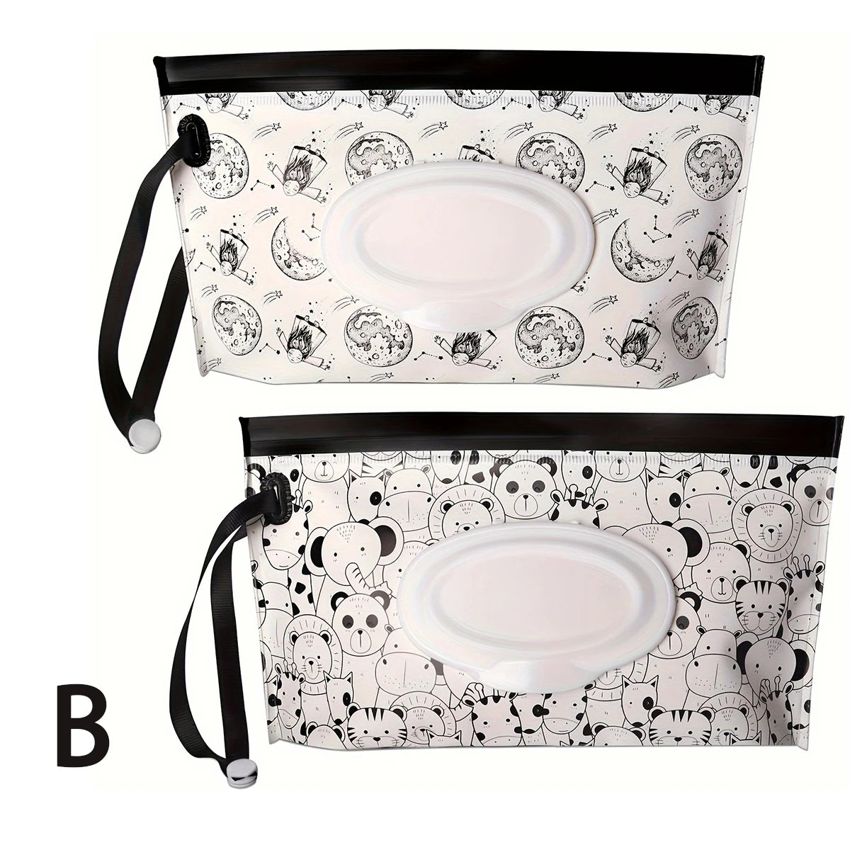 Baby Wipe Case, Travel Tissue Holder, Wet Wipes Storage Bag, Reusable Wet Wipe Pouch For Travel，Mask bags，Tissue bags，Wet wipes