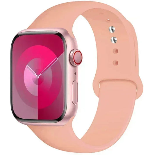 Silicone Band For Apple iWatch series S10 46mm 42mm straps 44mm 45mm 40mm 41mm sport bracelet 8 7 6 5 4 3 SE 9 Ultra 2 49mm band