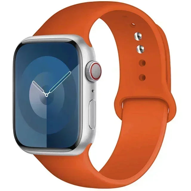 Silicone Band For Apple iWatch series S10 46mm 42mm straps 44mm 45mm 40mm 41mm sport bracelet 8 7 6 5 4 3 SE 9 Ultra 2 49mm band