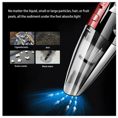 Car Vacuum Cleaner Handheld Wireless Charging Model High Power Small Car Interior Vacuum Cleaner 1 Set