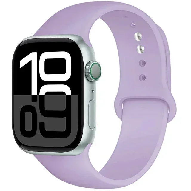 Silicone Band For Apple iWatch series S10 46mm 42mm straps 44mm 45mm 40mm 41mm sport bracelet 8 7 6 5 4 3 SE 9 Ultra 2 49mm band