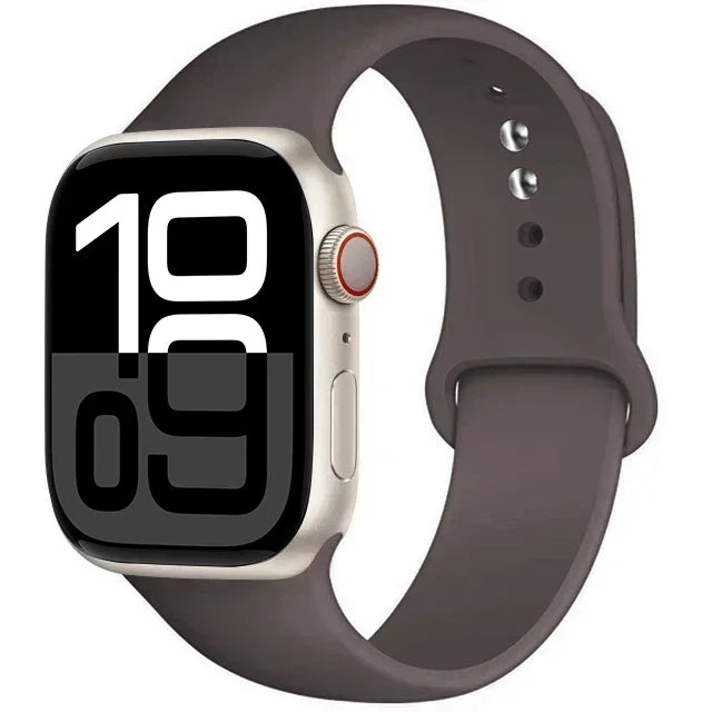 Silicone Band For Apple iWatch series S10 46mm 42mm straps 44mm 45mm 40mm 41mm sport bracelet 8 7 6 5 4 3 SE 9 Ultra 2 49mm band