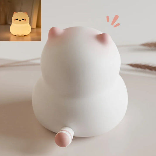 LED Night light Silicone Rabbit Touch Sensor lamp Cute Animal Light Bedroom Decor Gift for Kid Baby Child Table Lamp Home Decor