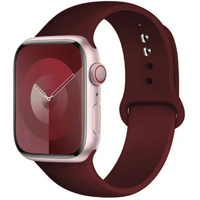 Silicone Band For Apple iWatch series S10 46mm 42mm straps 44mm 45mm 40mm 41mm sport bracelet 8 7 6 5 4 3 SE 9 Ultra 2 49mm band