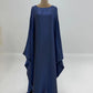 Ramadan Satin Abaya Islam Muslim Summer Batwing Sleeve Maxi Dress Kebaya Abayas For Women Kaftan Robe Musulmane Femme Vestidos