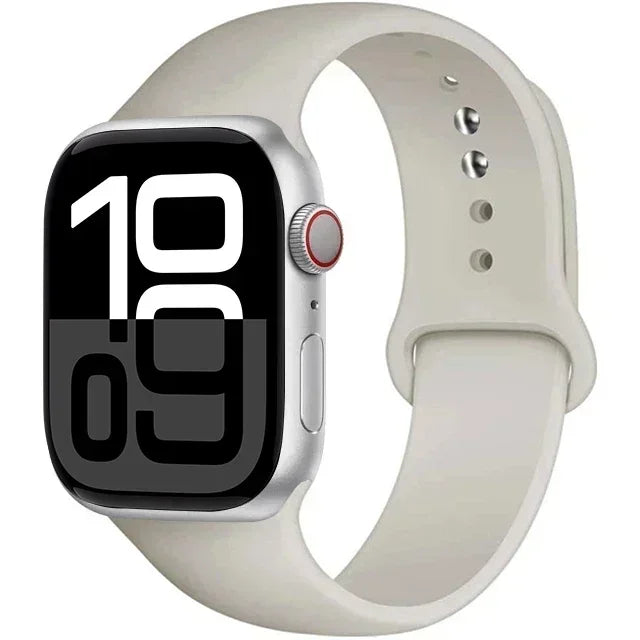 Silicone Band For Apple iWatch series S10 46mm 42mm straps 44mm 45mm 40mm 41mm sport bracelet 8 7 6 5 4 3 SE 9 Ultra 2 49mm band